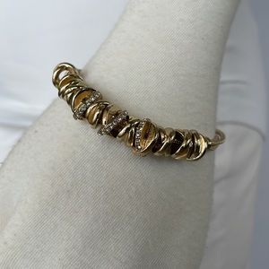 NWT Banana Republic Gold/Rhinestone Necklace/Bracelet